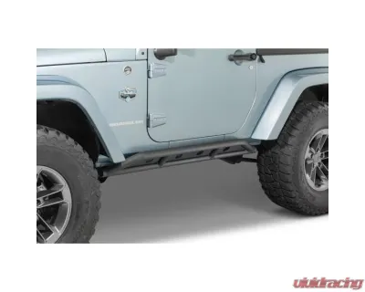 Quadratec Heavy Duty Rocker Guards Jeep Wrangler 2-Door JK 2007-2018 - 12004 3402